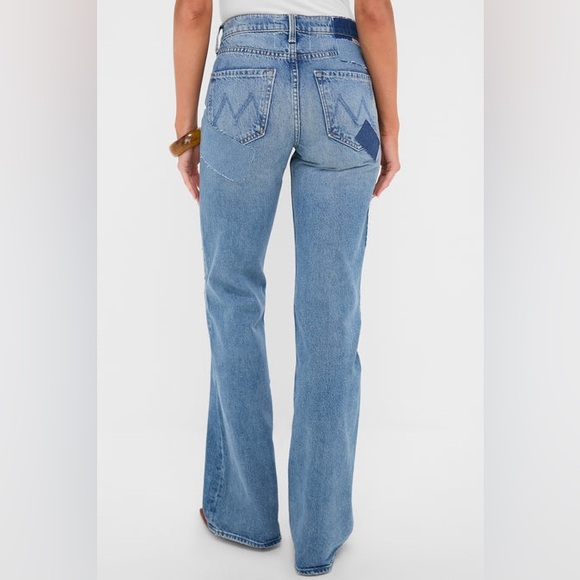 MOTHER The Bookie Heel Jeans in Ironing Things Out⭐️RARE ⭐️28 Retail $348 - Picture 13 of 16